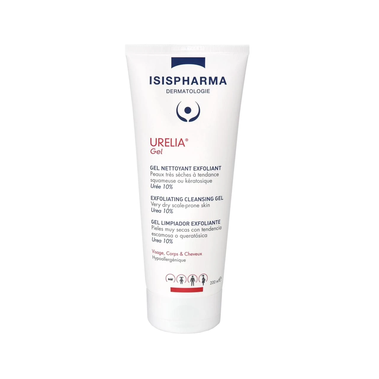 ISIS Pharma Urelia Gel Cleanser for Face and Body 200 ML