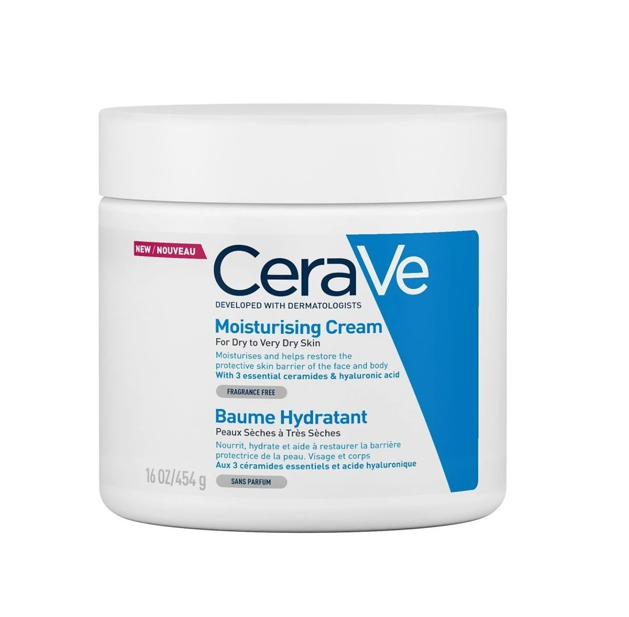 CeraVe Moisturizing Cream For Dry Skin 454 Gm