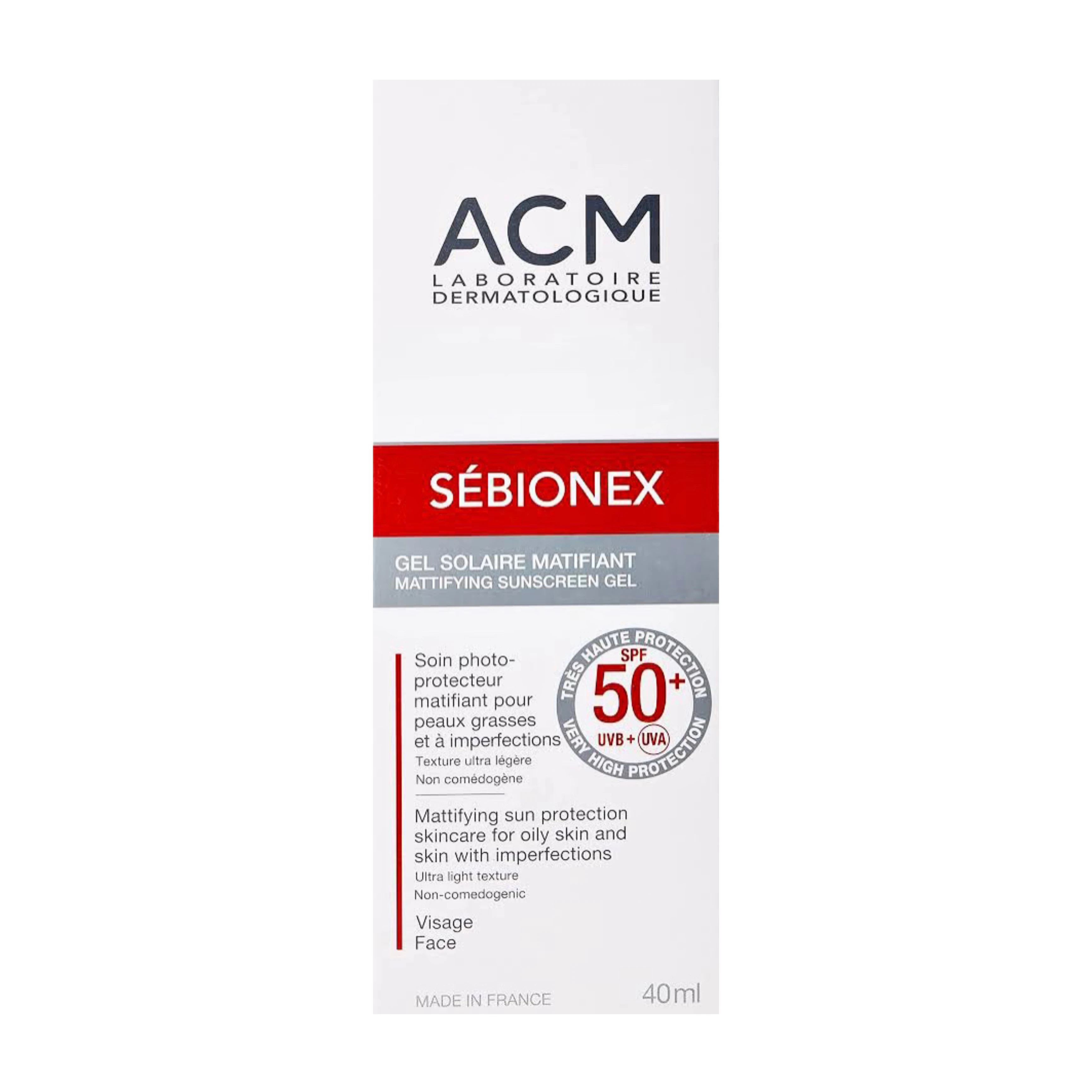 ACM SEBIONEX MATTIFYING GEL SPF50 40ML