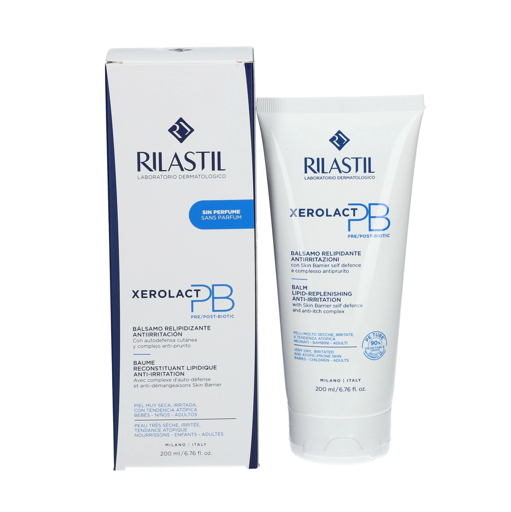 RILASTIL XEROLACT PB BALM LIPID REPLENISHING ANTI-IRRITATION 200ml