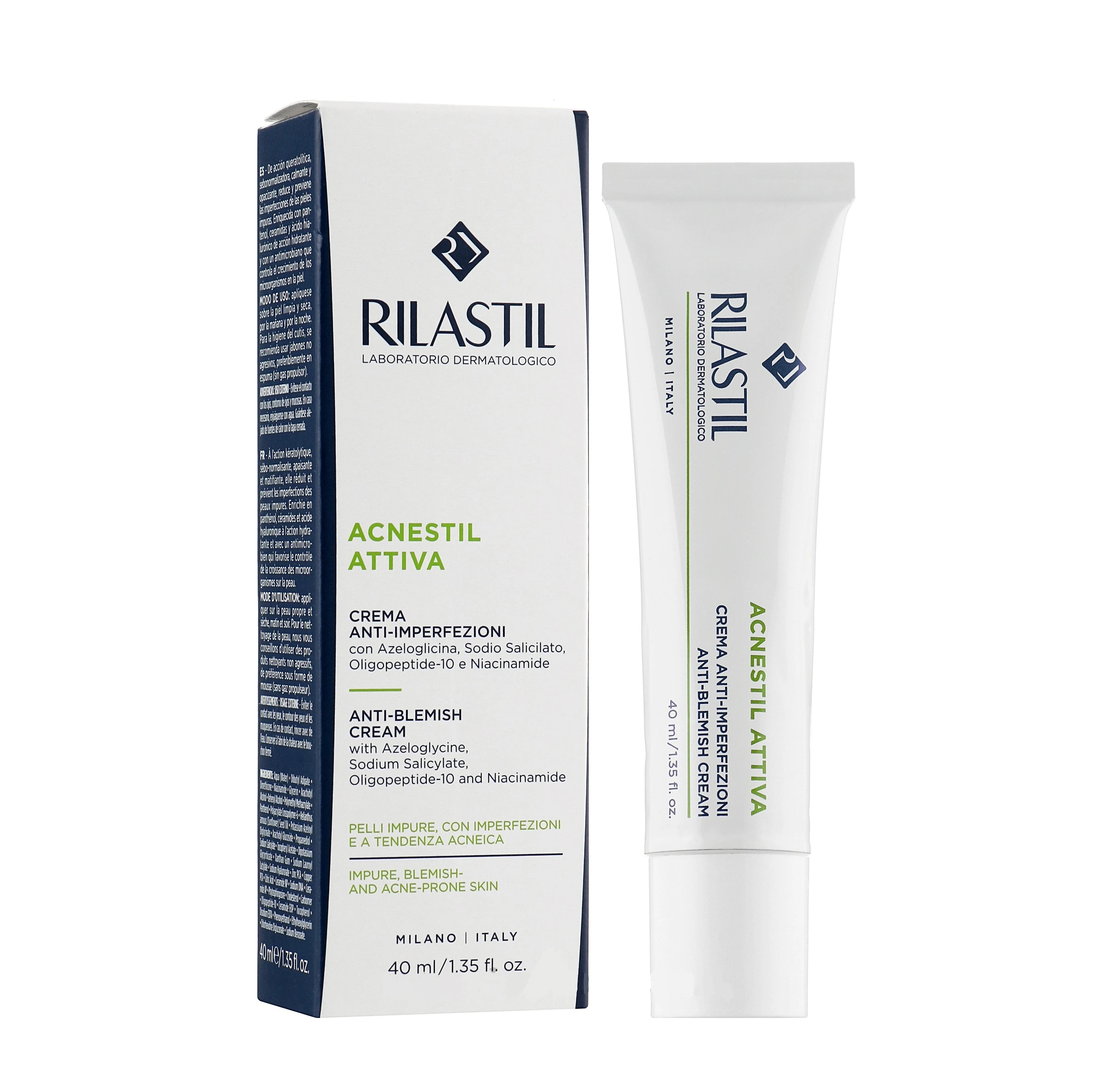 RILASTIL ACNESTIL ATTIVA ANTI-BLEMISH CREAM 40ml