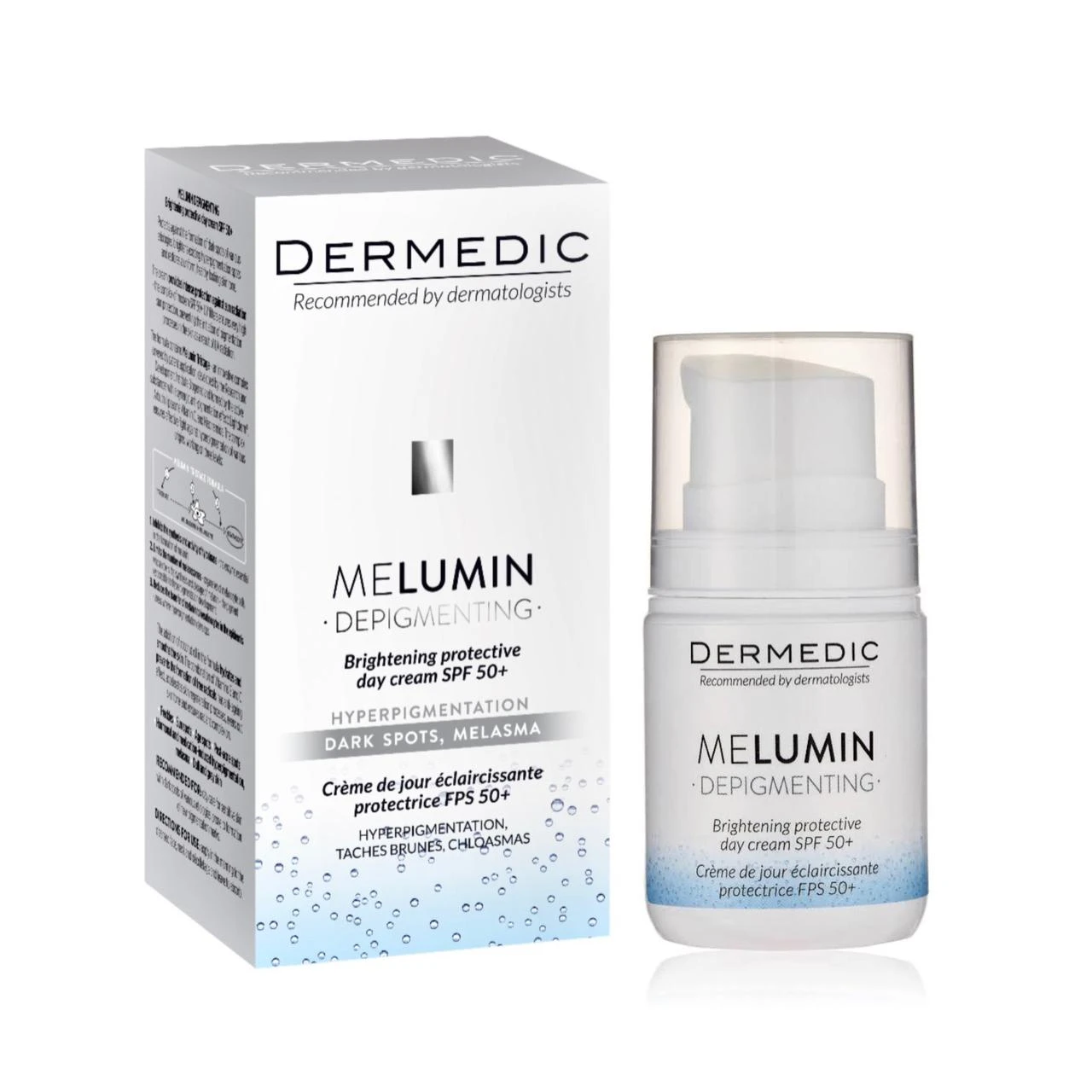 DERMEDIC MELUMIN BRIGHTENING DAY CREAM SPF 50+ -50ML