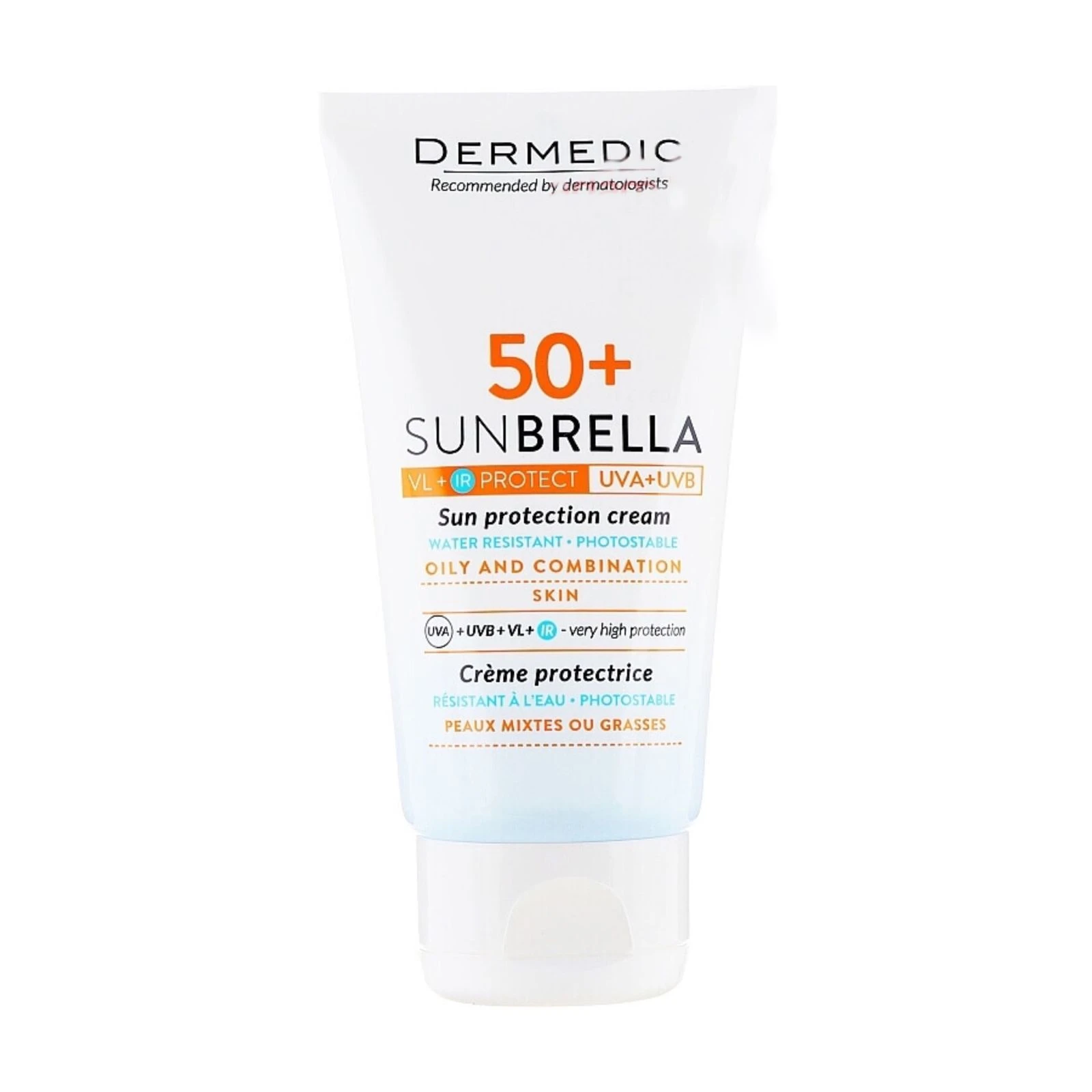 DERMEDIC SUNBRELLA OILY-COMPINATION -SKIN SPF 50+ CREAM -50ML