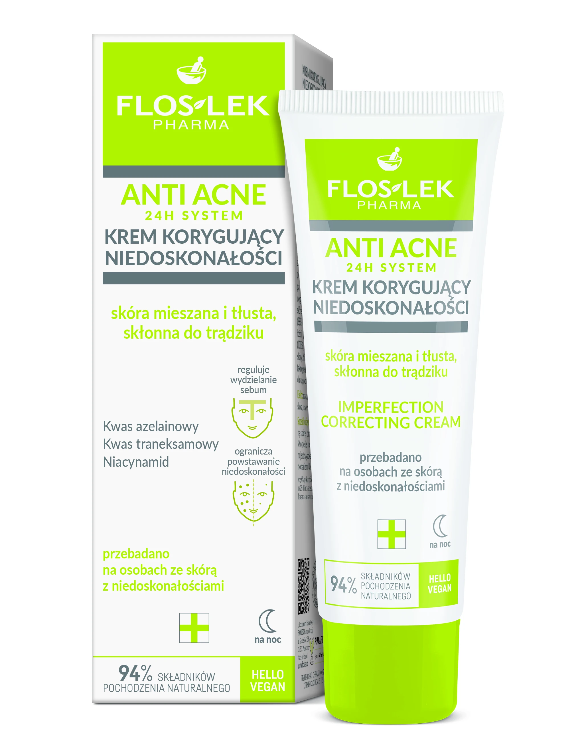 FLOSLEK ANTI ACNE IMPERFECTION CORRECTING CREAM 50 ML