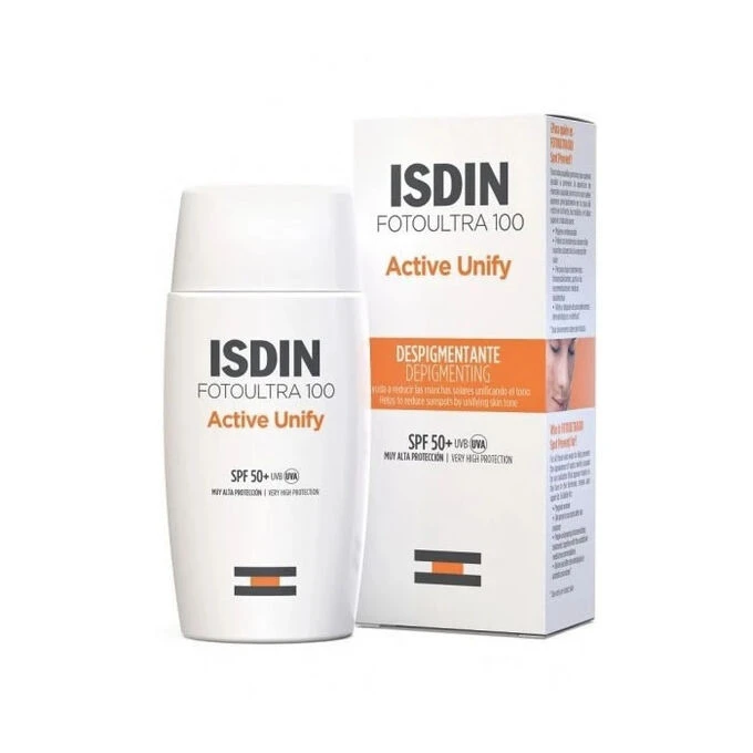 ISDIN Esden Photo Ultra 100 Active Unify Fusion Fluid Sunblock SPF50 Clear 50ml